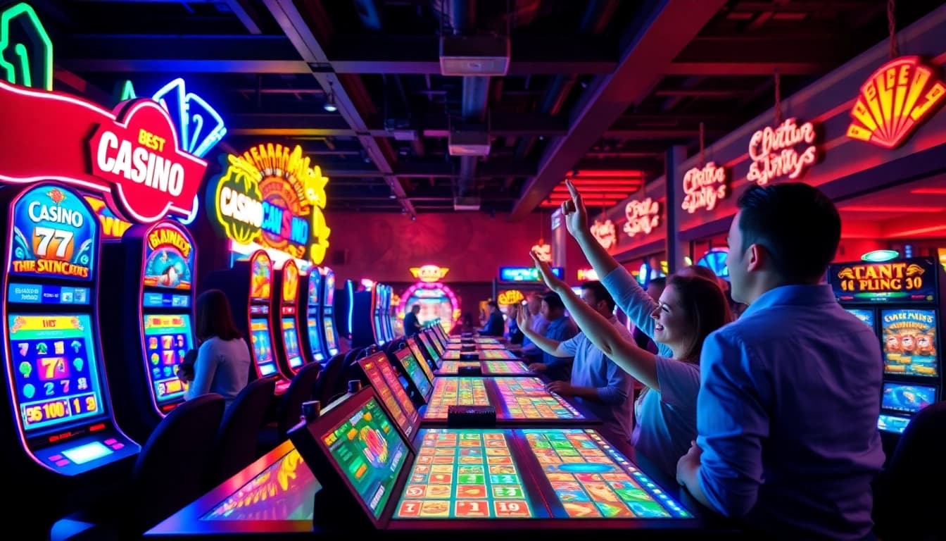 Experience the excitement at the Best payout online casino Uk with vibrant gaming and enthusiastic players.