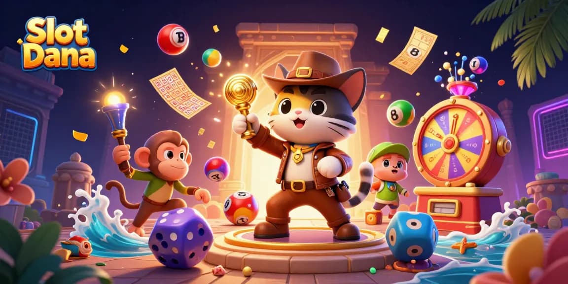 Permainan Slot Dana dengan kucing arkeolog dalam pencarian artefak kasino emas.