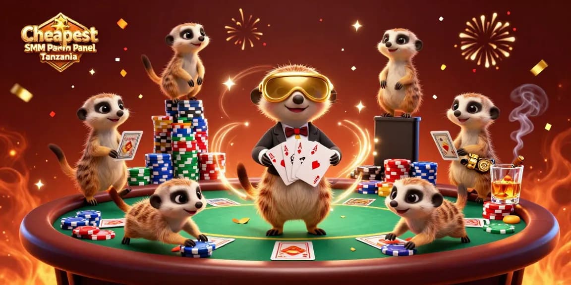 Engage with the Cheapest SMM Panel Tanzania as meerkats host a vibrant casino scene.