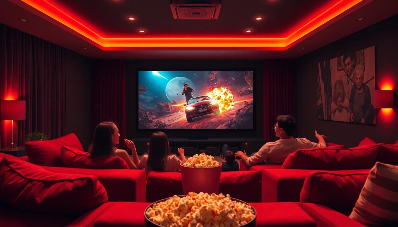 ดูหนังออนไลน์ กับการตั้งค่าภาพยนตร์ในบ้านที่มีความสบายและอบอุ่น