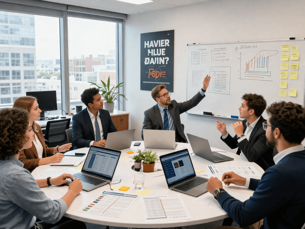 political ppc cost analysis during a campaign strategy session in a modern office