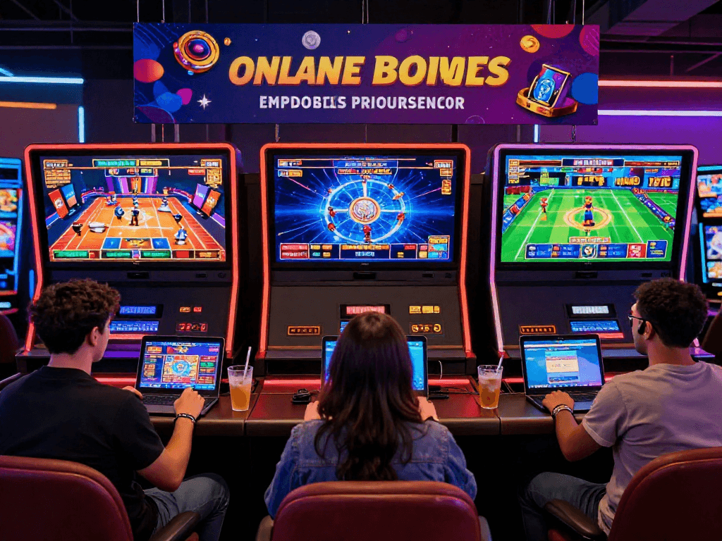 Exciting gaming scene at the best EU online casinos showcasing players enjoying diverse games and promotions.