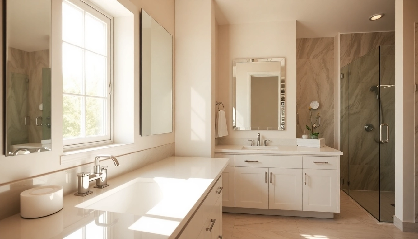 Explore stunning bathroom renovations near me featuring modern designs and elegant fixtures.