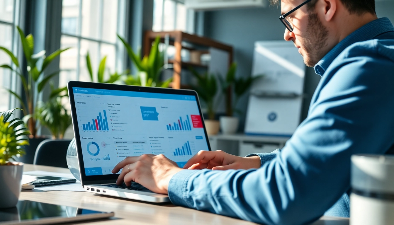 Utilizing linkedin sales navigator data extraction to analyze sales performance with detailed charts and graphs.