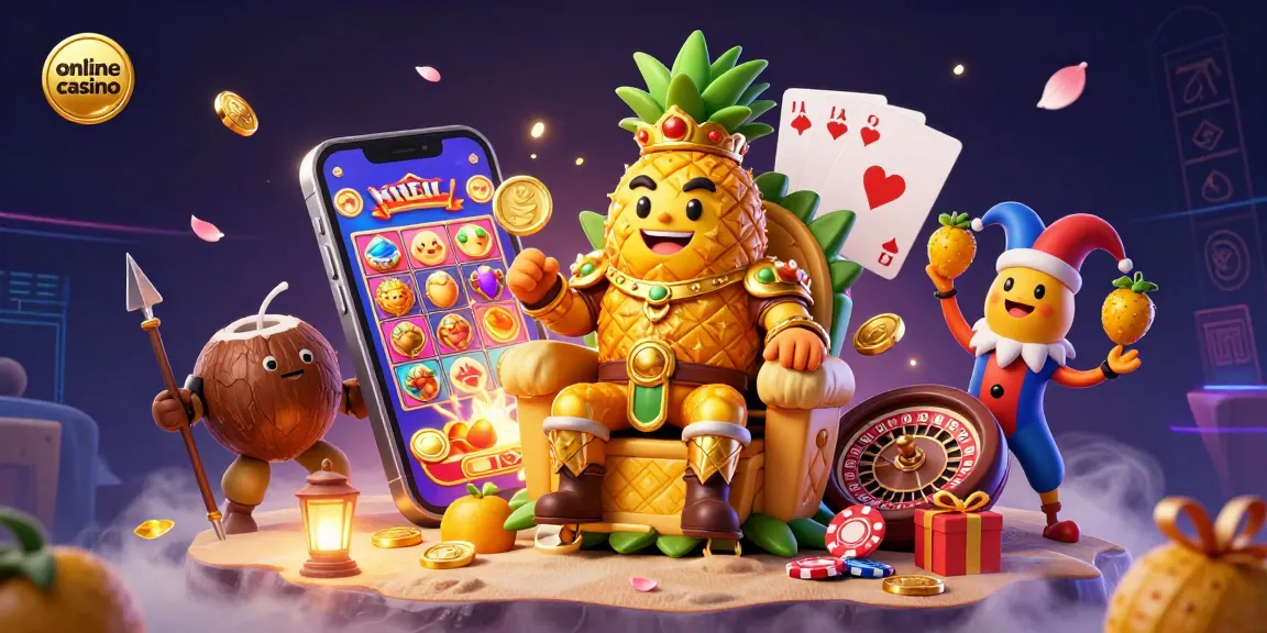 Experience the vibrant world of the online casino with colorful characters and exciting games.