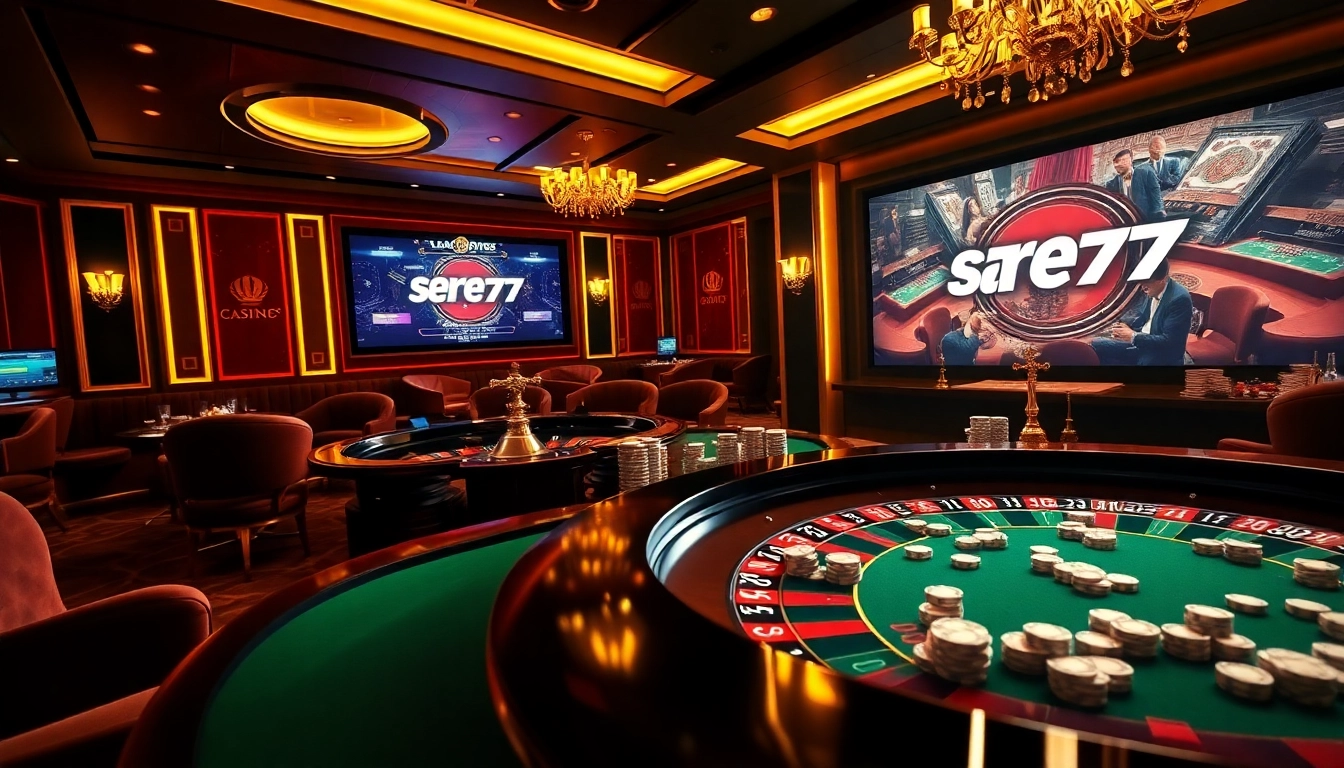 Experience the thrill of casino gaming with link alternatif seven77 in a luxurious setting.