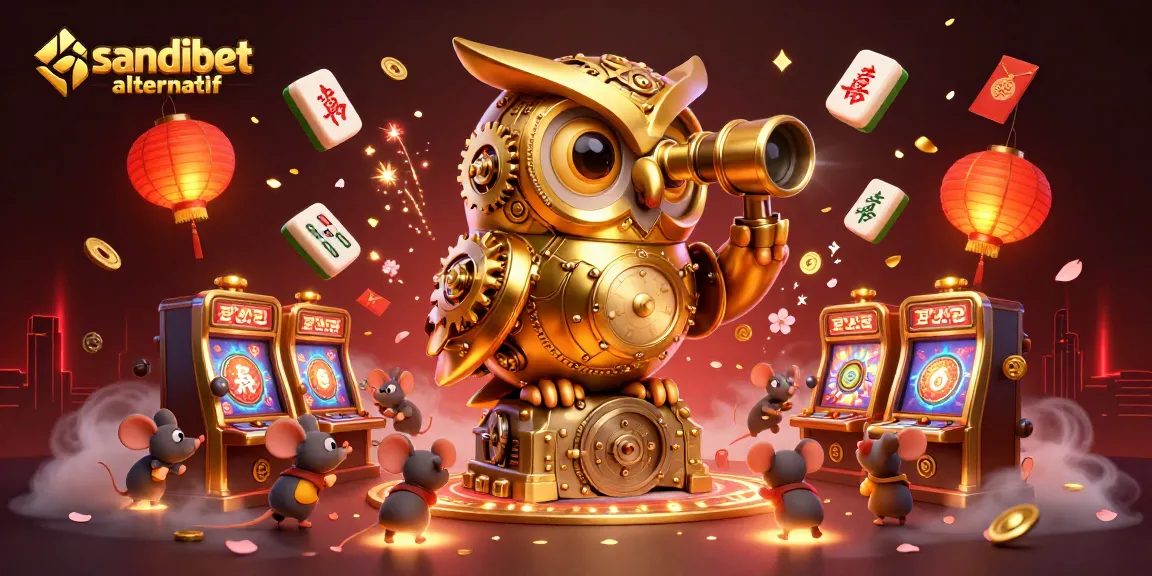 Play exciting games at sandibet alternatif, with slot machines and vibrant characters in action.