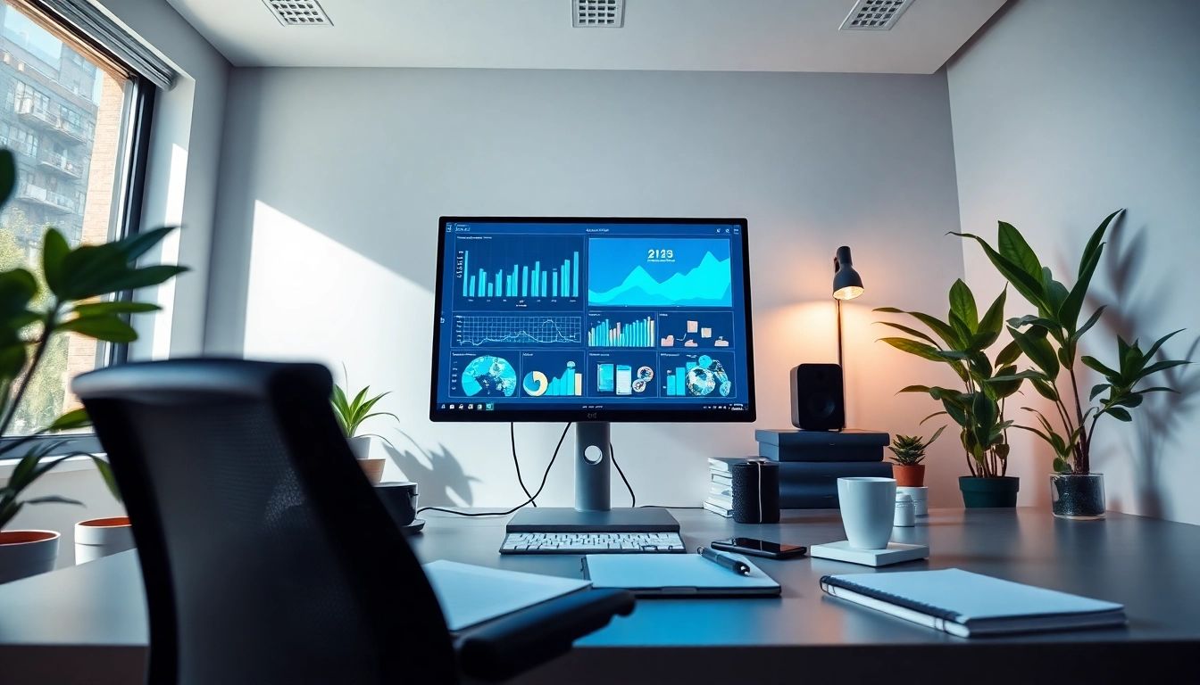 Enhance video content with innovative video to prompt AI technology in a modern workspace.