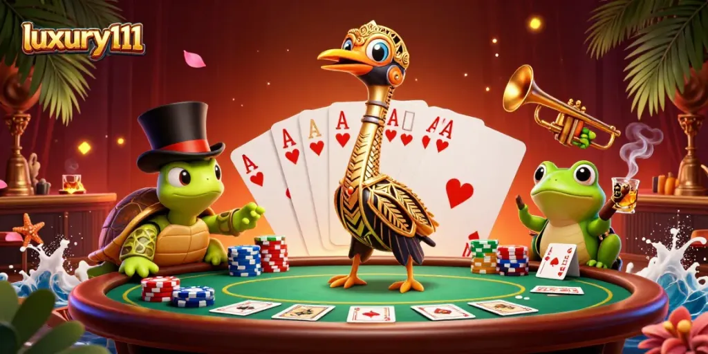 luxury111 menghadirkan suasana kasino yang megah dengan karakter 3D dalam aksi pencarian kemenangan