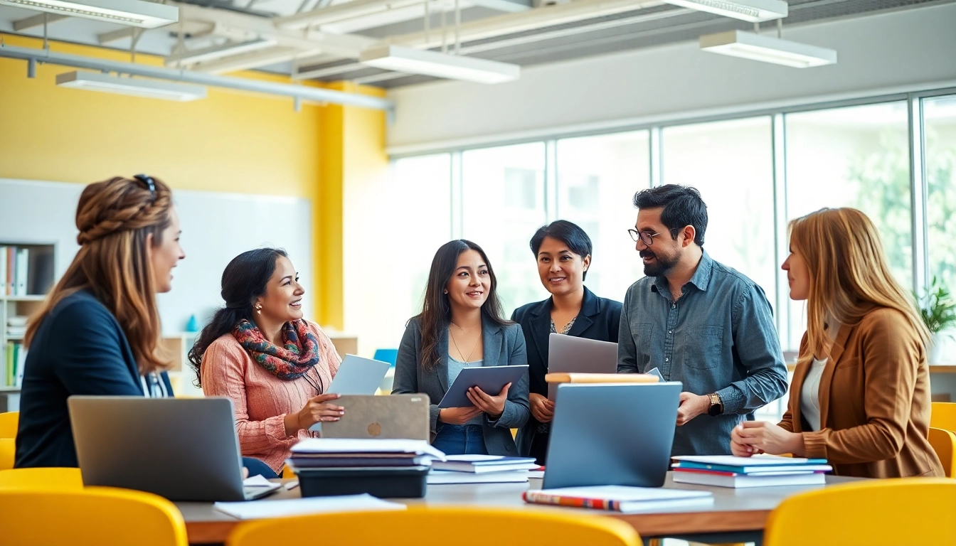 Showcasing alternatives to traditional exam methods in a collaborative classroom setting.