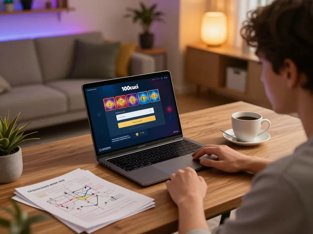Menjalani proses login slot 100cuci untuk menikmati permainan kasino dalam talian yang mendebarkan dari rumah dengan nota strategik.