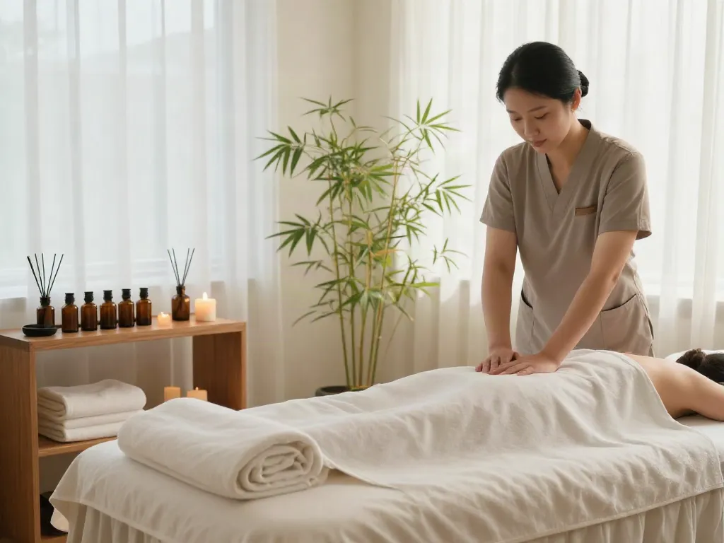 Experience relaxation with 간석동출장마사지 in a serene spa.