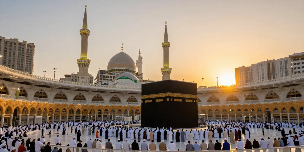 Experience the divine atmosphere of Umroh Full Ramadhan in Mecca, vibrant travel guides and pilgrimage insights at your fingertips.