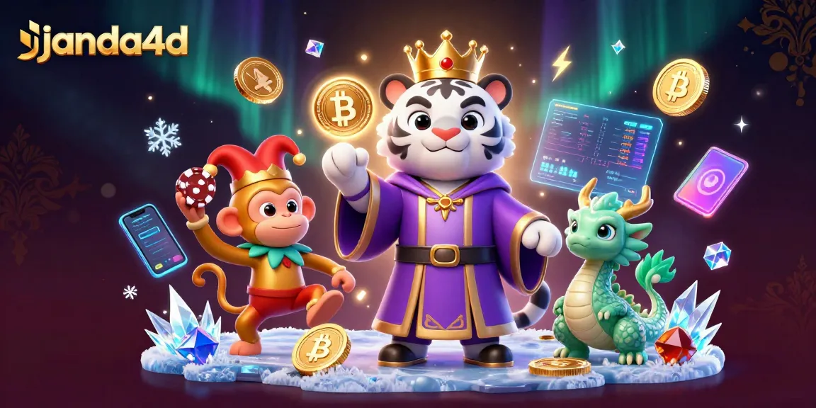 Janda4d menghadirkan ilustrasi kasino menarik berfokus pada slot dan kekayaan bermain.