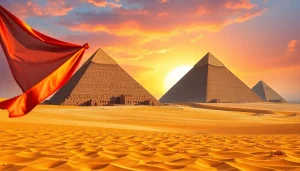 Visitors marvel at the ancient piraminds showcasing rich history and stunning architecture.