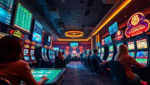 Experience the excitement of online gambling at 98winwin.live with vibrant visuals of engaging games and players.