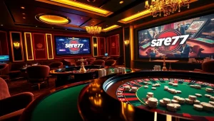 Experience the thrill of casino gaming with link alternatif seven77 in a luxurious setting.