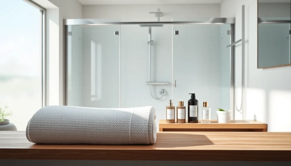 Elegante duschkabine 100x100 in einem modernen Badezimmer mit klaren Glaswänden.