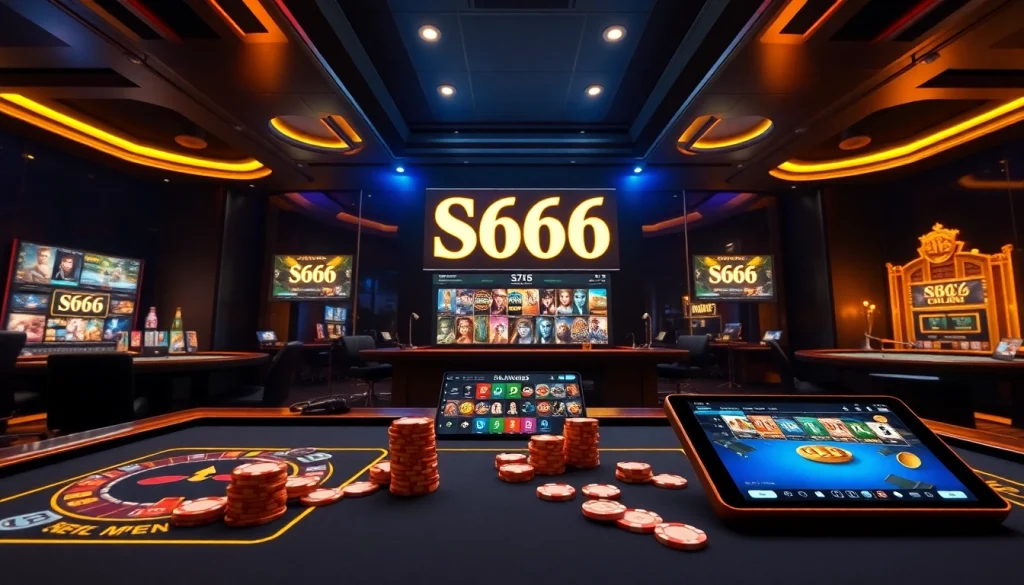 S666.nyc online gambling platform showcasing interactive casino games and user-friendly interface.