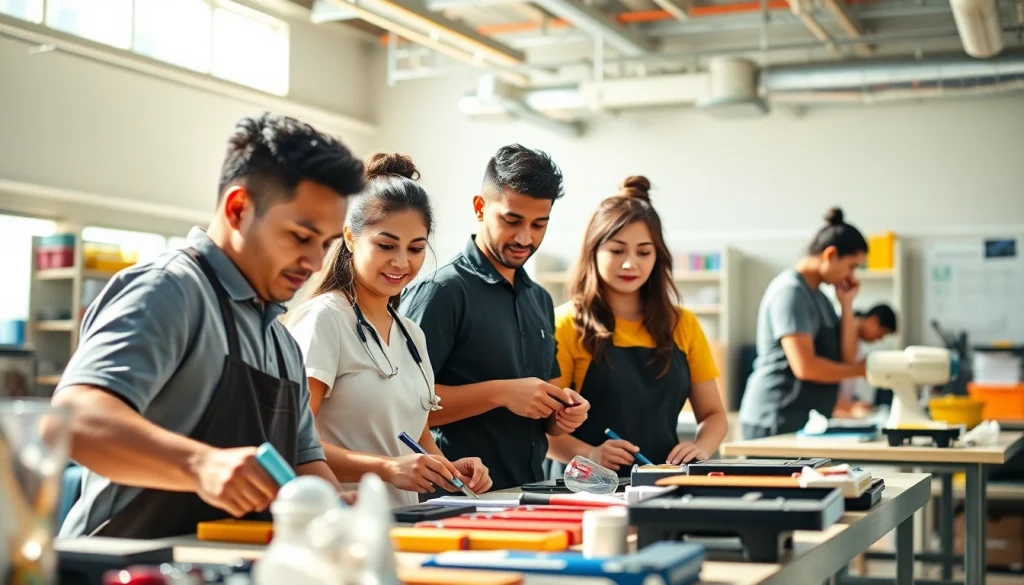 Students at hawaii trade schools participate in engaging hands-on training sessions.