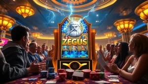 Experience the thrill of the zeus slot machine with exciting jackpots in a vibrant casino ambiance.