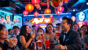 활기찬 밤문화 속에서 즐거운 손님과 연예인으로 가득 찬 로코 karaoke 바에서 제주도유흥을 경험하세요.