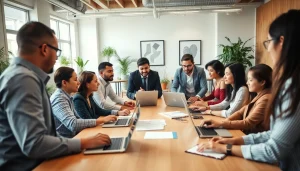 Team collaboration focused on Strategy Capture Management in a bright office space.