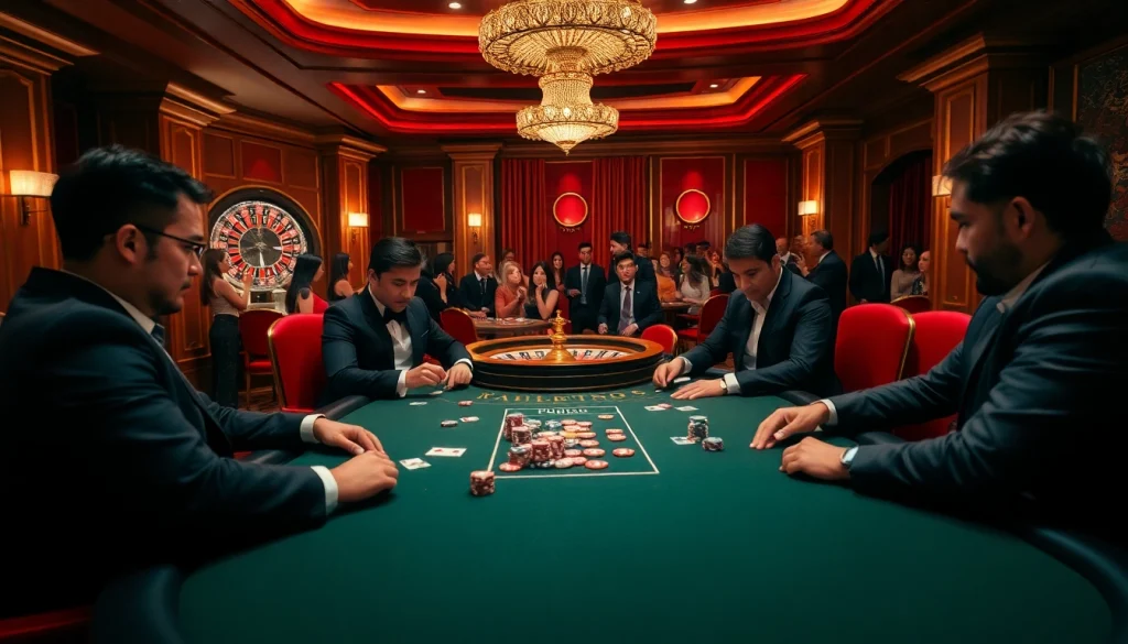 Engage in high-stakes poker at MM88, where players strategize for big wins at the casino tables.