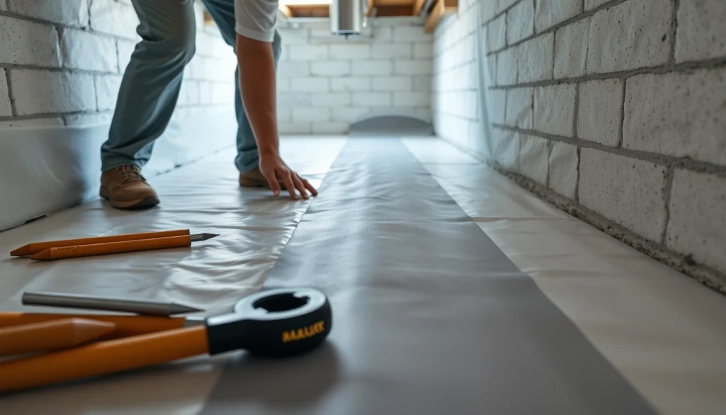 Ensure effective Vapor Barrier Installation by a contractor in a clean crawl space.