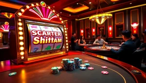 Experience the thrill of gaming with slot demo scatter hitam at a luxurious casino.